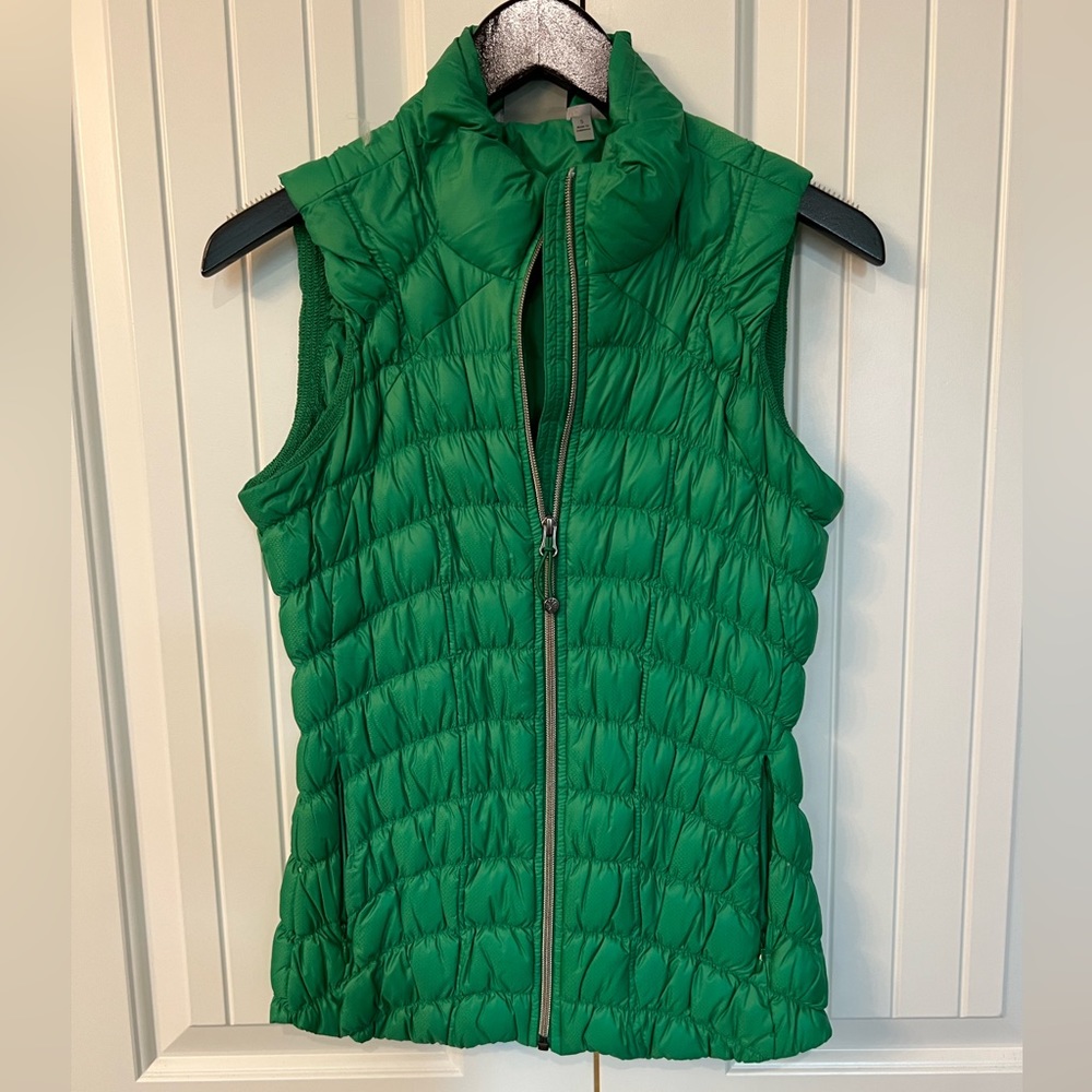 Green Athleta vest